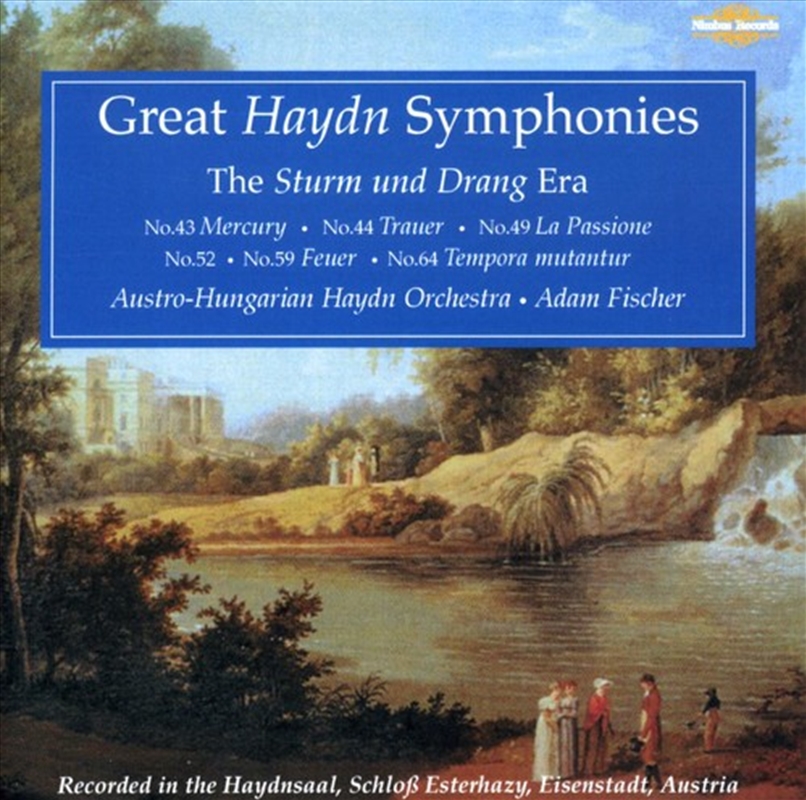 Great Symphonies: Sturm Und Drang Era/Product Detail/Classical