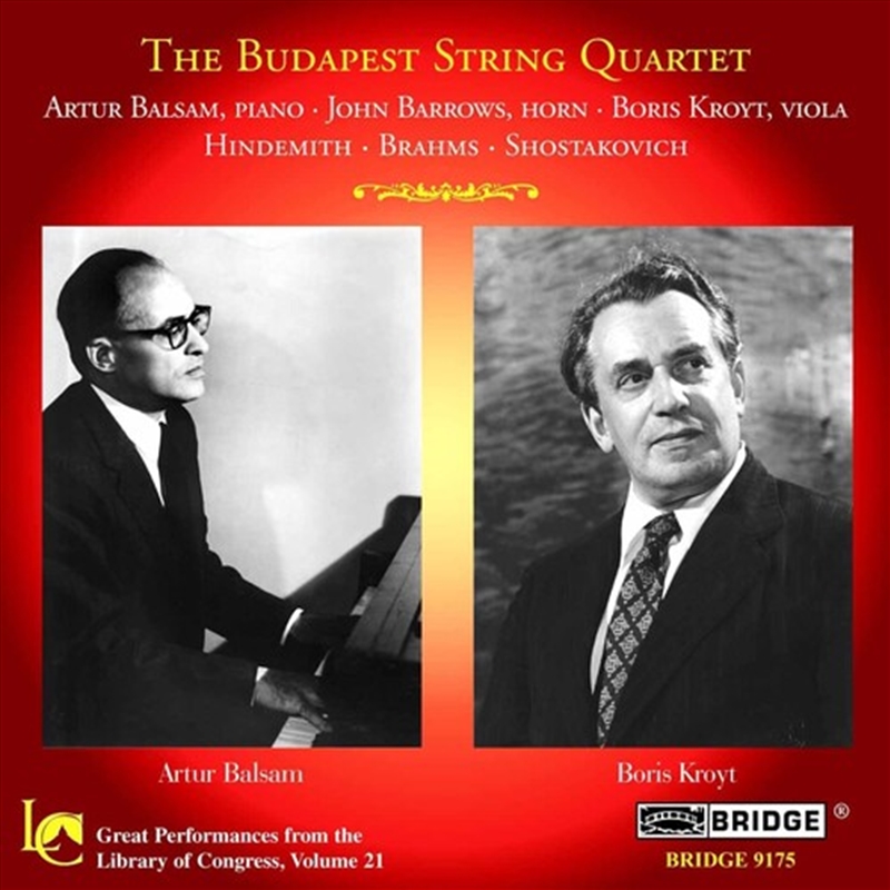 Great Performances From The Library Of Congress 21/Product Detail/Classical