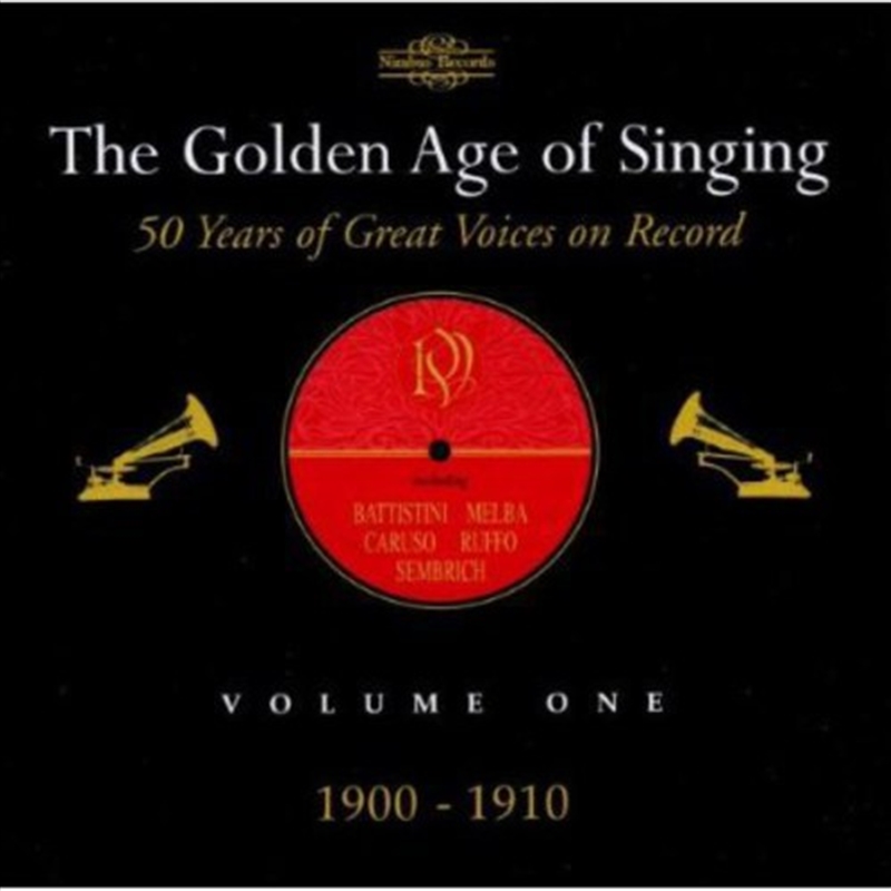Golden Age Of Singing 1: 1900-1910/Product Detail/Classical
