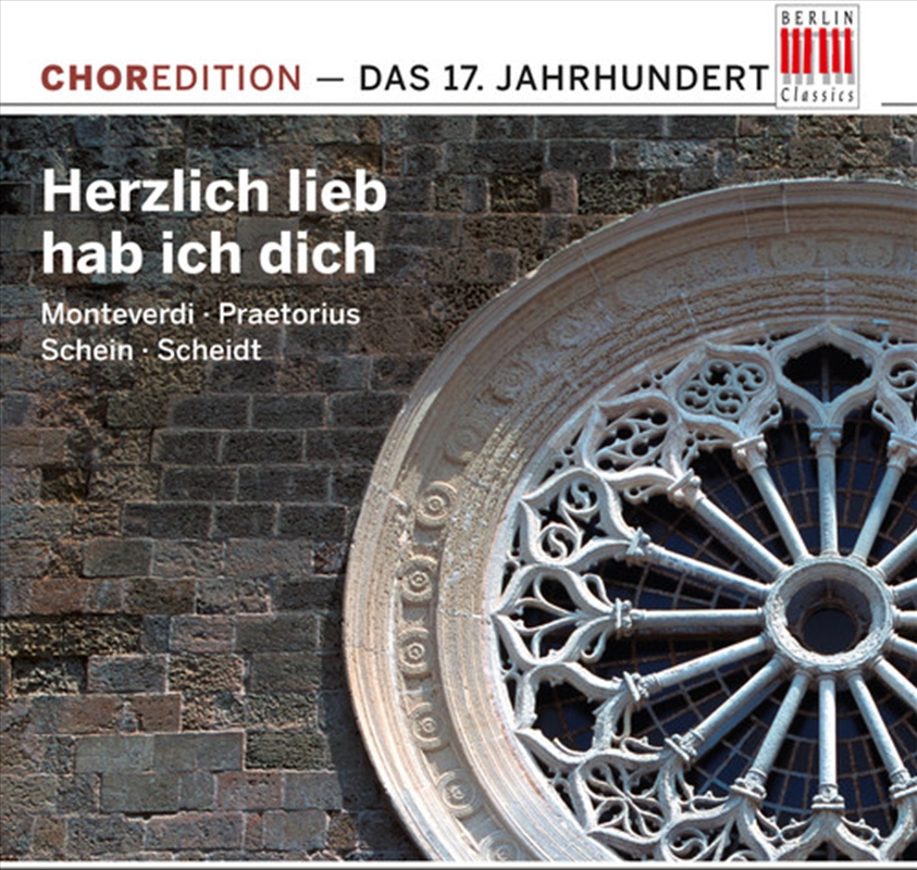 Herzlich Lieb Hab Ich Dich: 17th Century/Product Detail/Classical