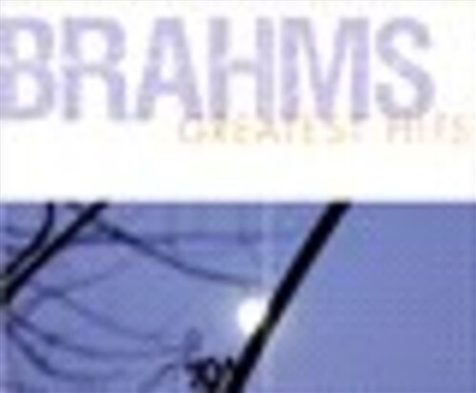 Brahms Greatest Hits/Product Detail/Classical