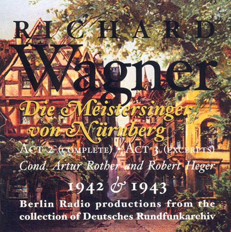 Die Meistersinger: Act 2 Compl Act 3 Excerpts/Product Detail/Classical