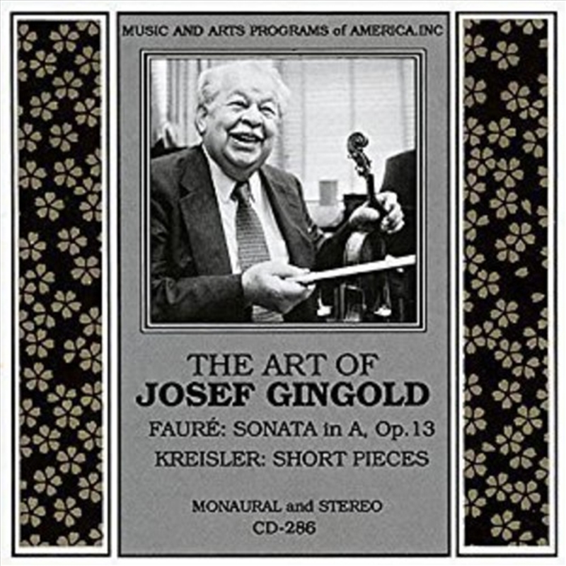 Art Of Josef Gingold/Product Detail/Classical