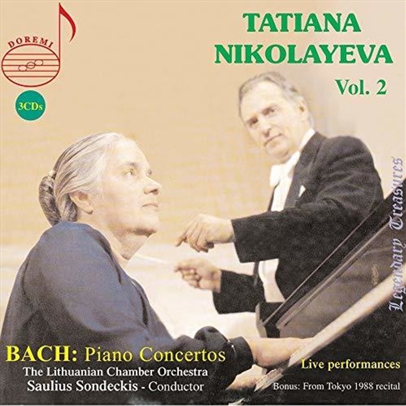 Tatiana Nikolayeva Plays Bach Piano Concertos 2/Product Detail/Classical