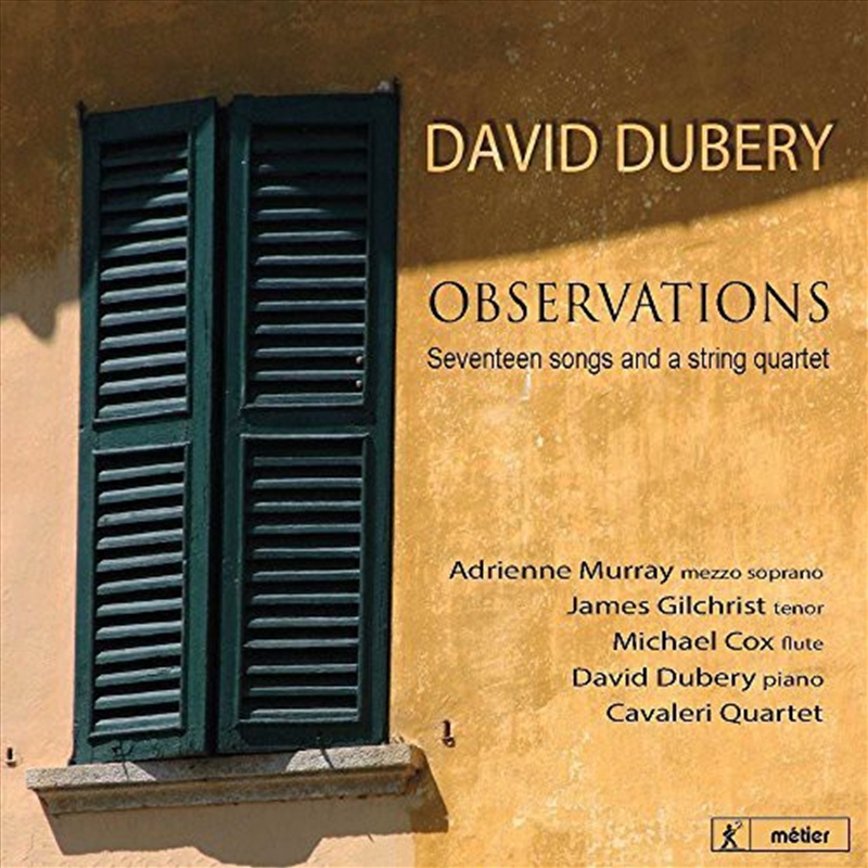 Observations-17 Songs & A Str Qrt/Product Detail/Classical