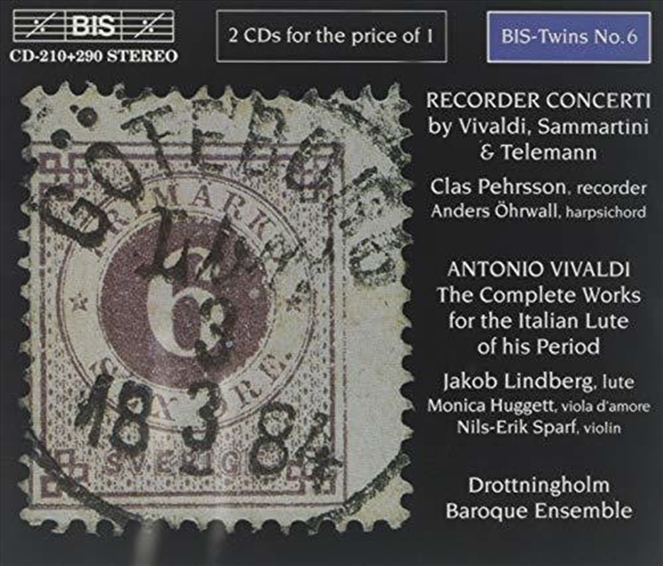 Recorder Concerti / Lute Music/Product Detail/Classical