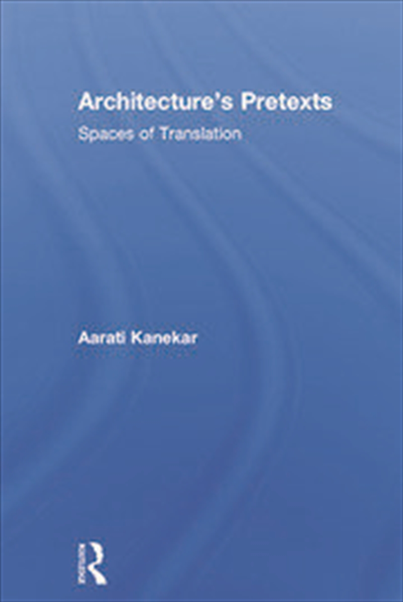 Architecture's Pretexts/Product Detail/Architecture