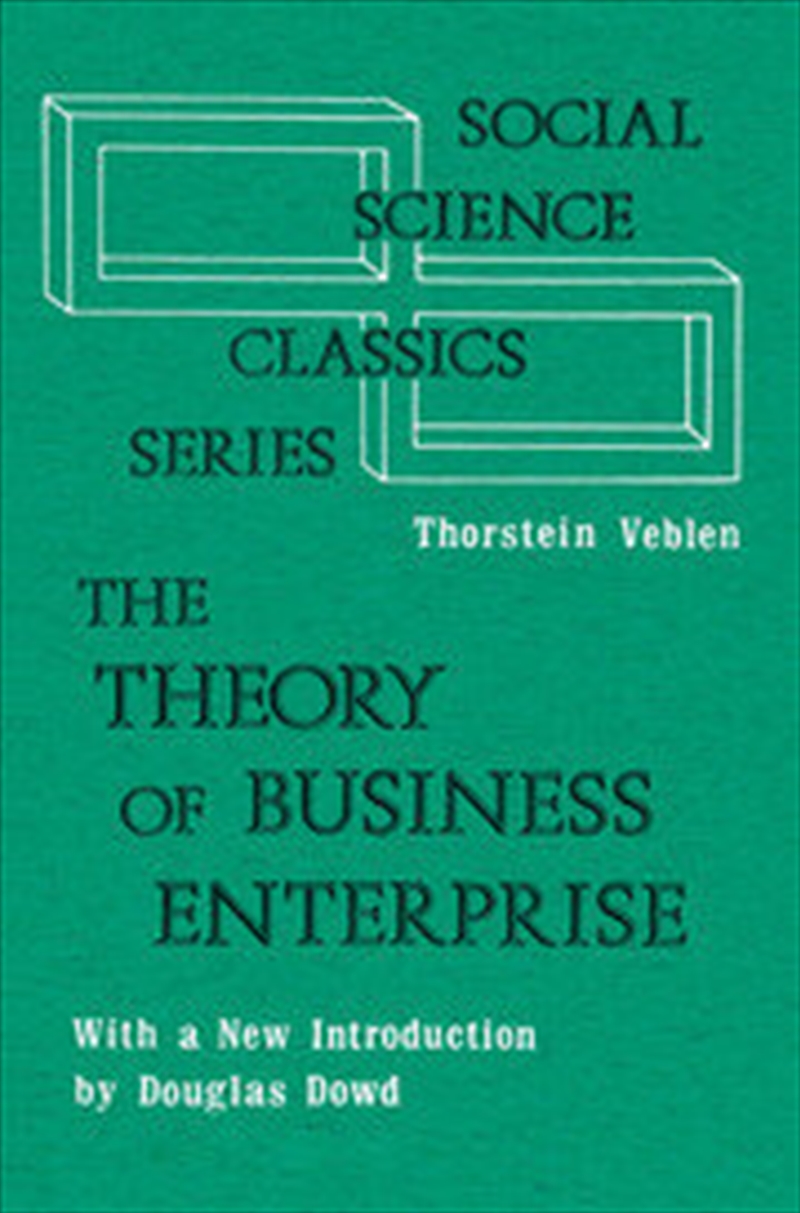 The Theory of Business Enterprise/Product Detail/Business Leadership & Management