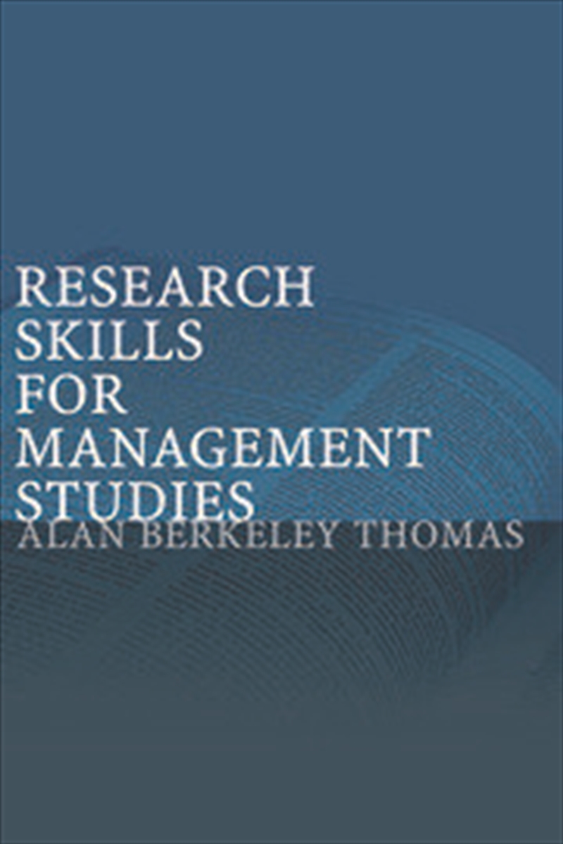 Research Skills for Management Studies/Product Detail/Business Leadership & Management