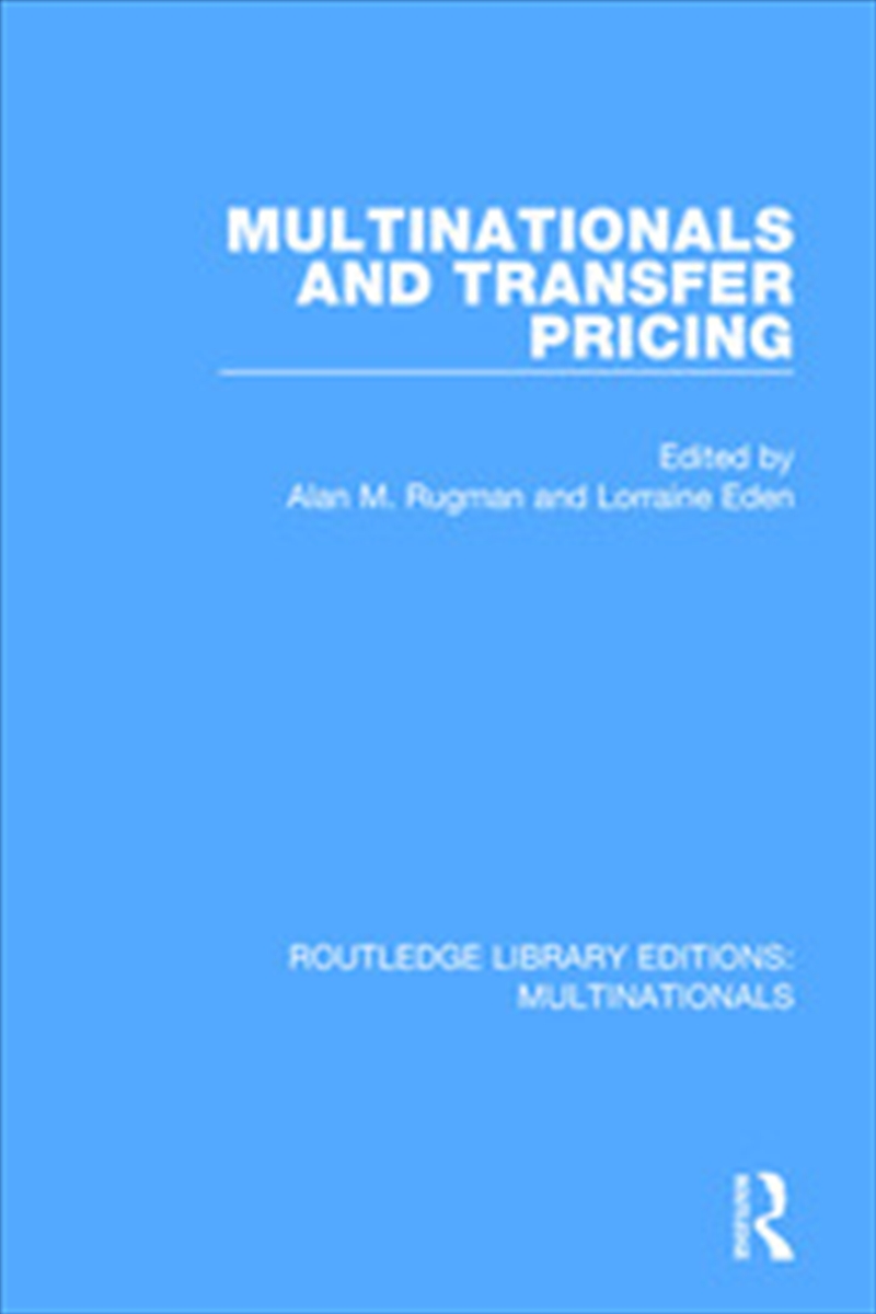 Multinationals and Transfer Pricing/Product Detail/Business Leadership & Management