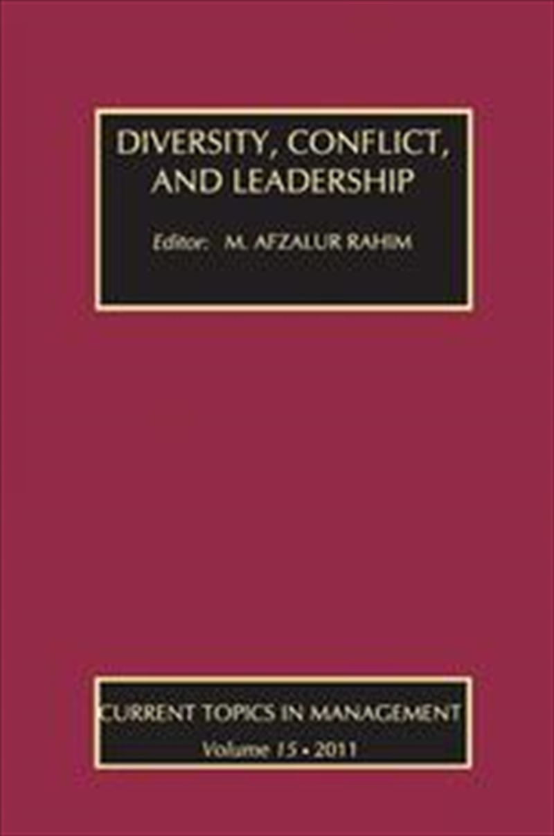 Diversity, Conflict, and Leadership/Product Detail/Business Leadership & Management
