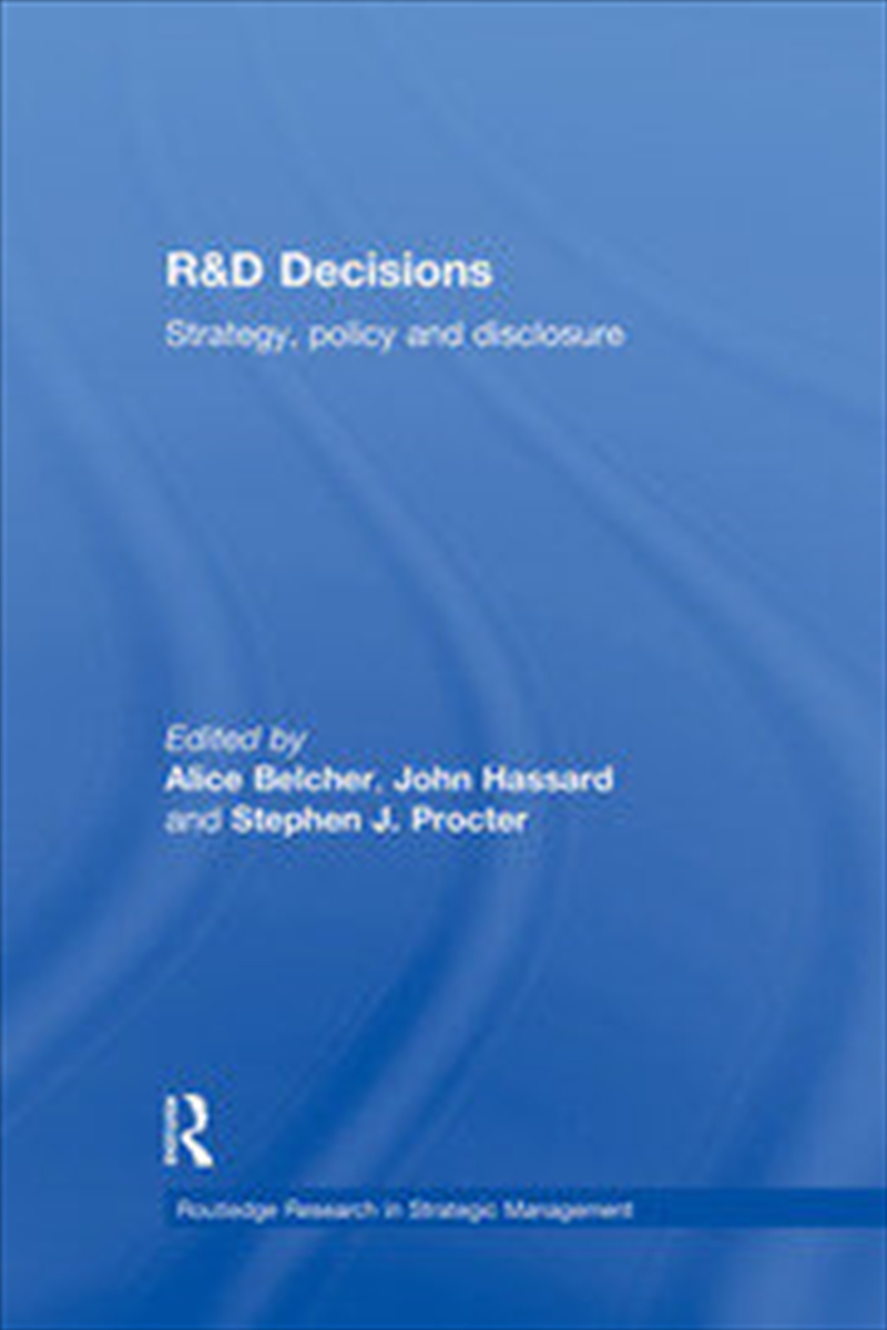 R&D Decisions/Product Detail/Business Leadership & Management