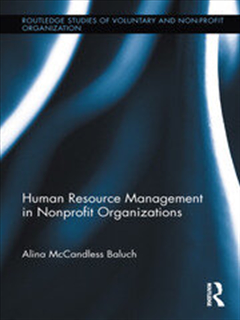 Human Resource Management in Nonprofit Organizations/Product Detail/Business Leadership & Management