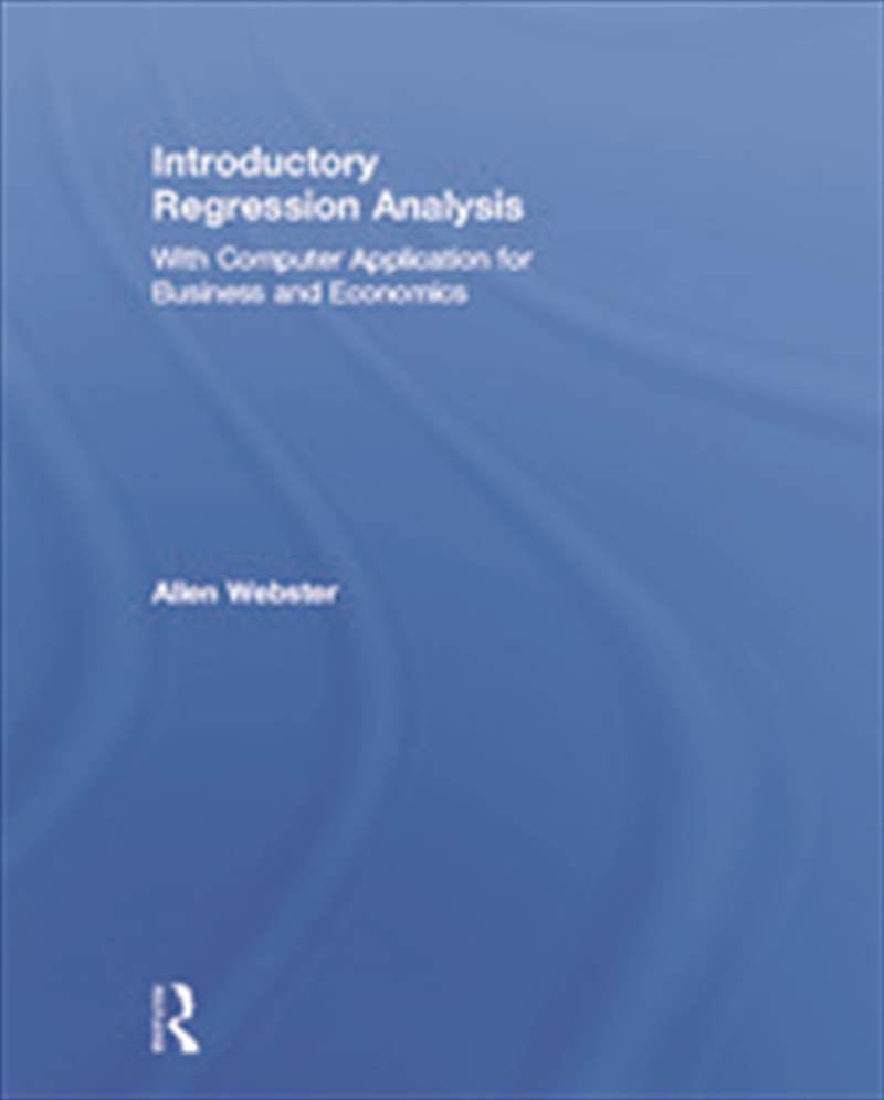 Introductory Regression Analysis/Product Detail/Business Leadership & Management