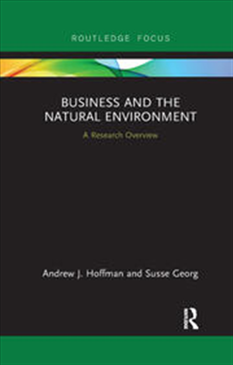 Business and the Natural Environment/Product Detail/Business Leadership & Management