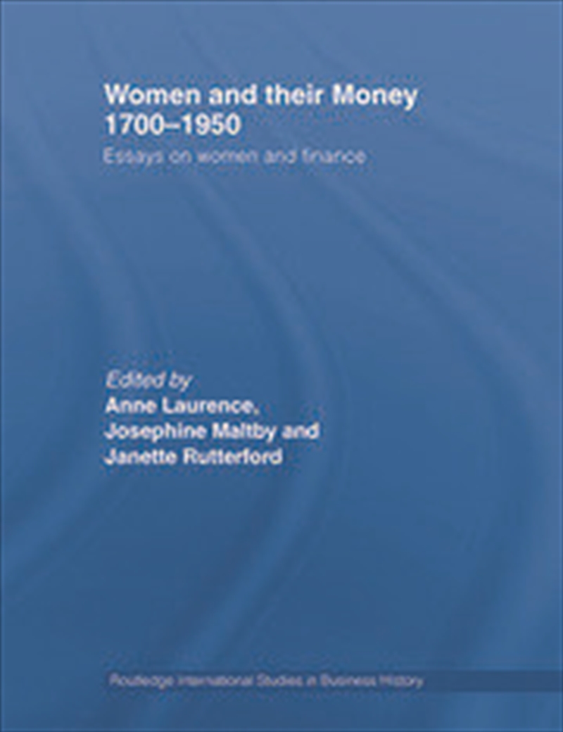 Women and Their Money 1700-1950/Product Detail/Business Leadership & Management