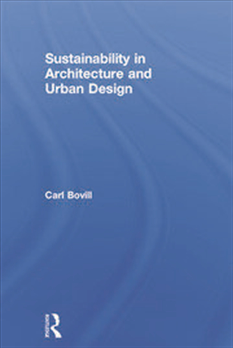 Sustainability in Architecture and Urban Design/Product Detail/Architecture