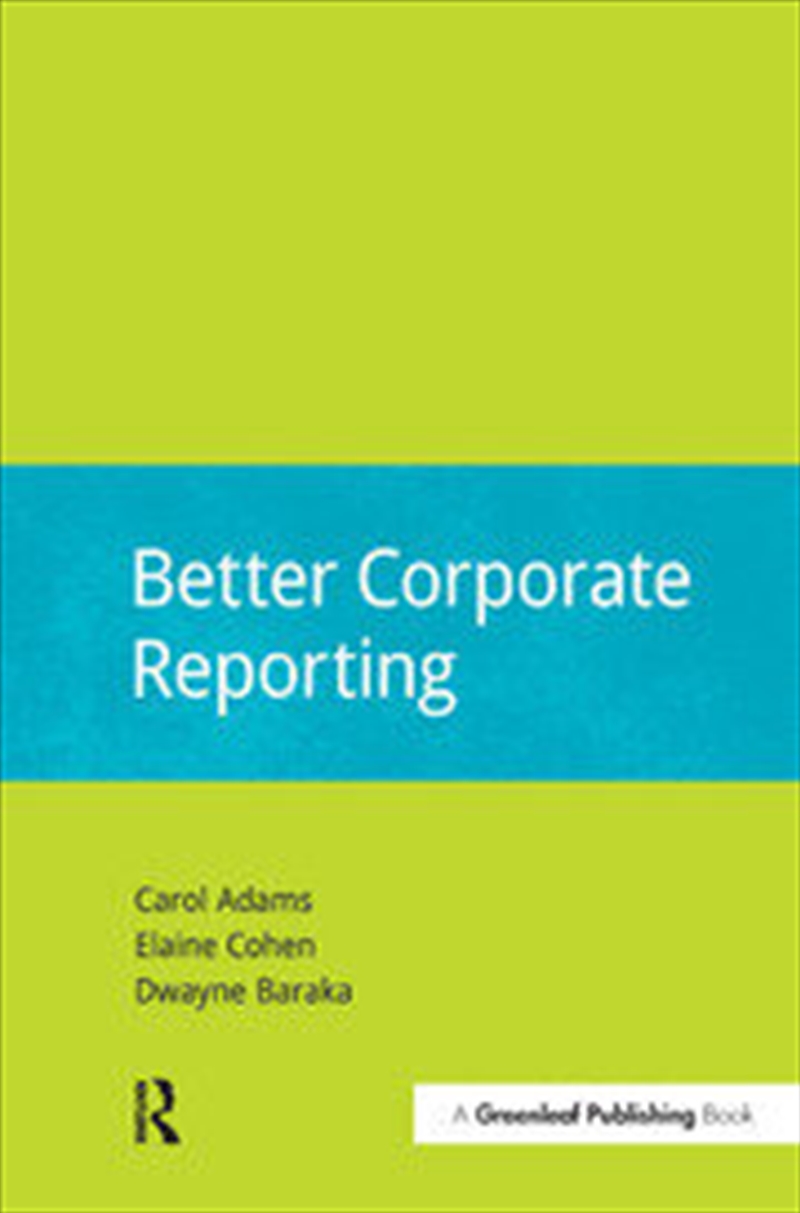 Better Corporate Reporting/Product Detail/Business Leadership & Management