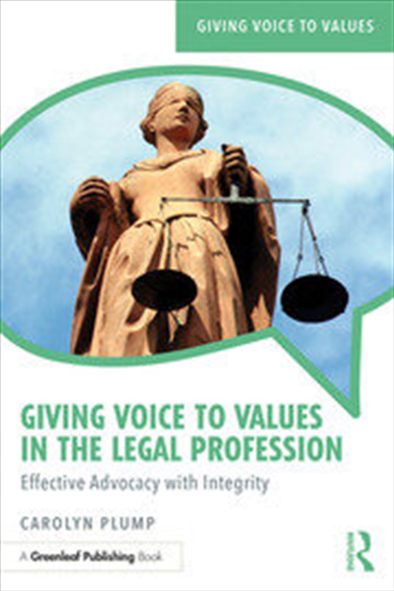 Giving Voice to Values in the Legal Profession/Product Detail/Business Leadership & Management