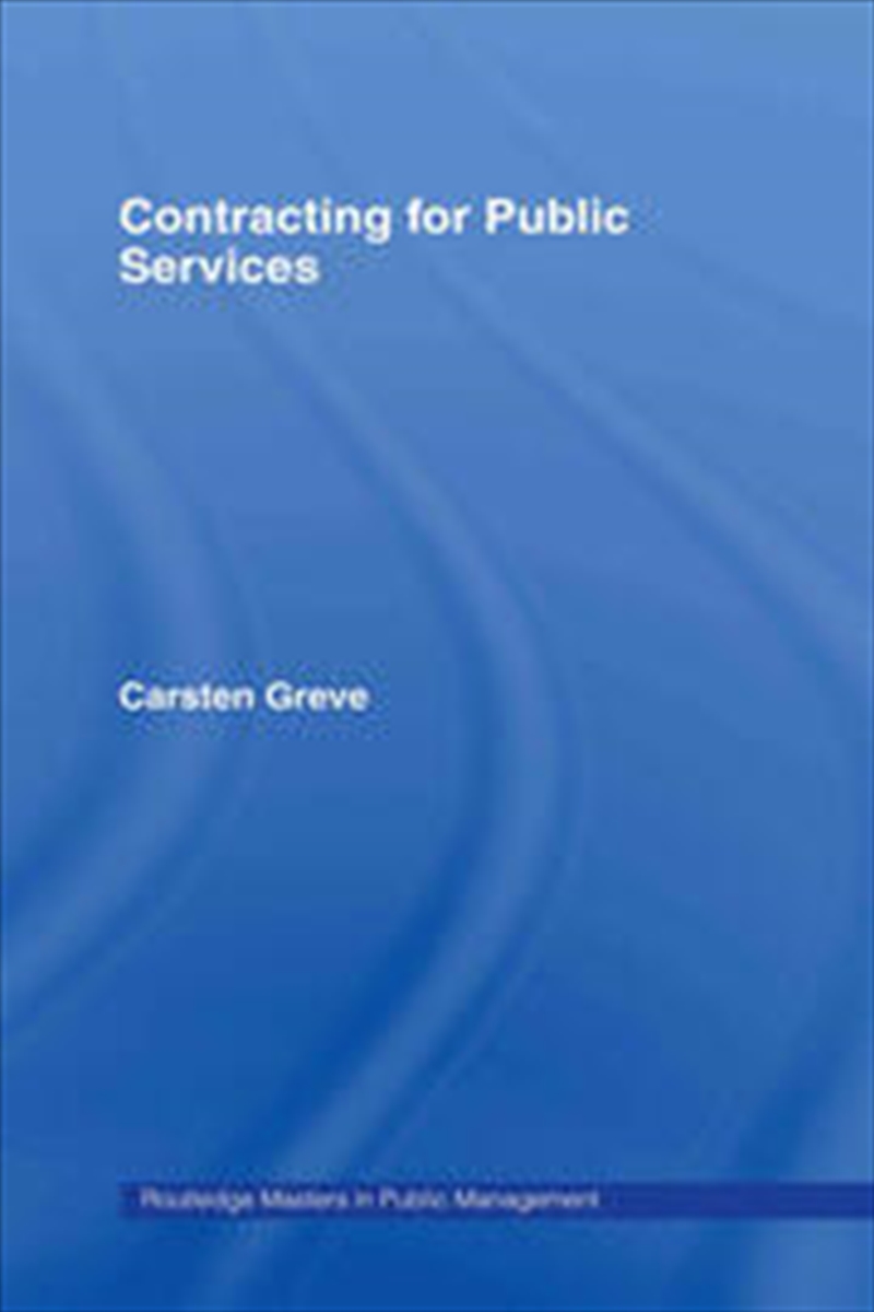 Contracting for Public Services/Product Detail/Business Leadership & Management