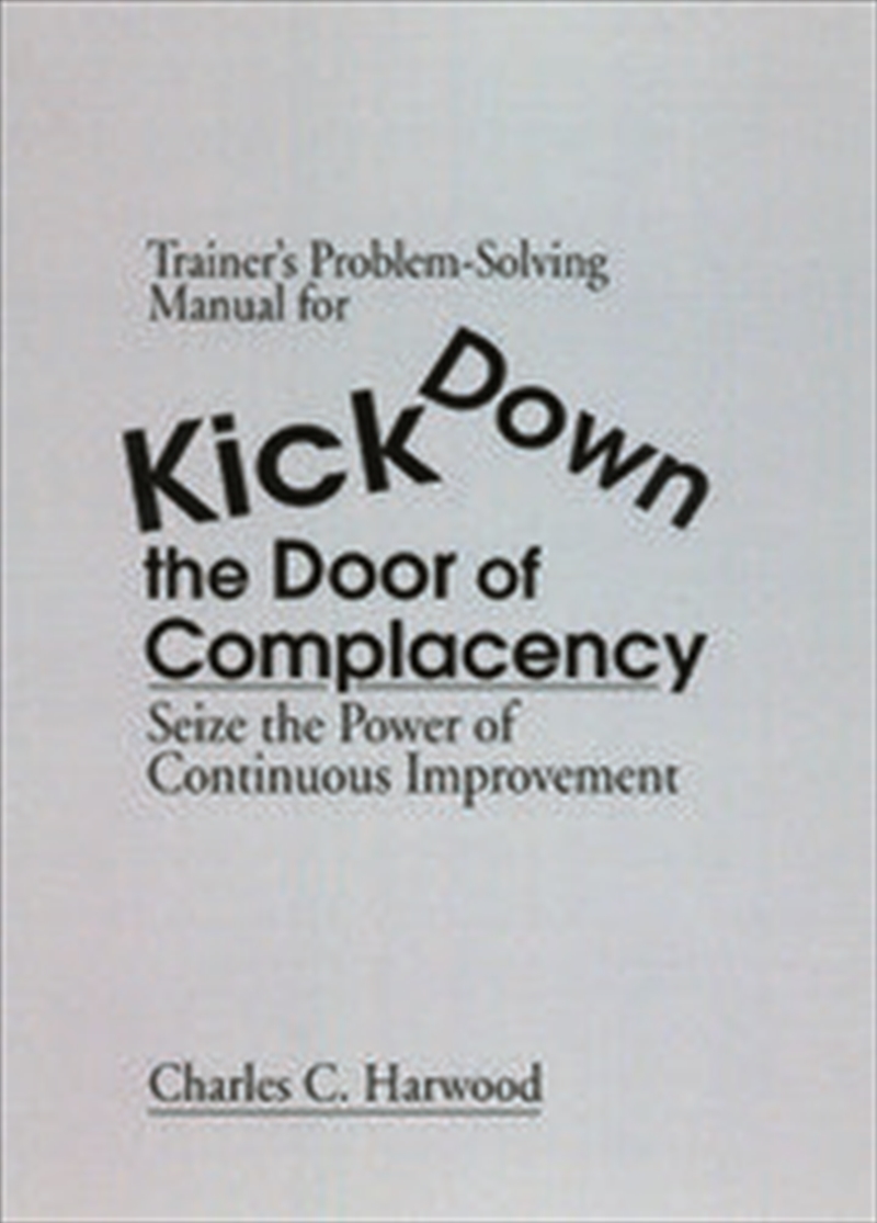 Buy Trainer's Problem-Solving Manual for Kick Down the Door of ...