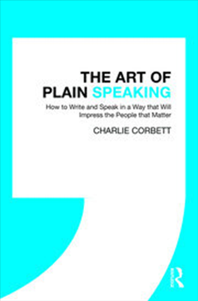 The Art of Plain Speaking/Product Detail/Business Leadership & Management