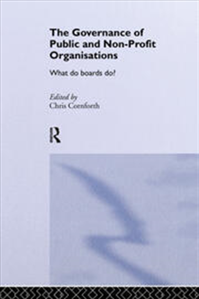 The Governance of Public and Non-Profit Organizations/Product Detail/Business Leadership & Management