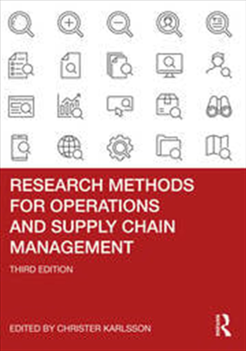 Research Methods for Operations and Supply Chain Management/Product Detail/Business Leadership & Management