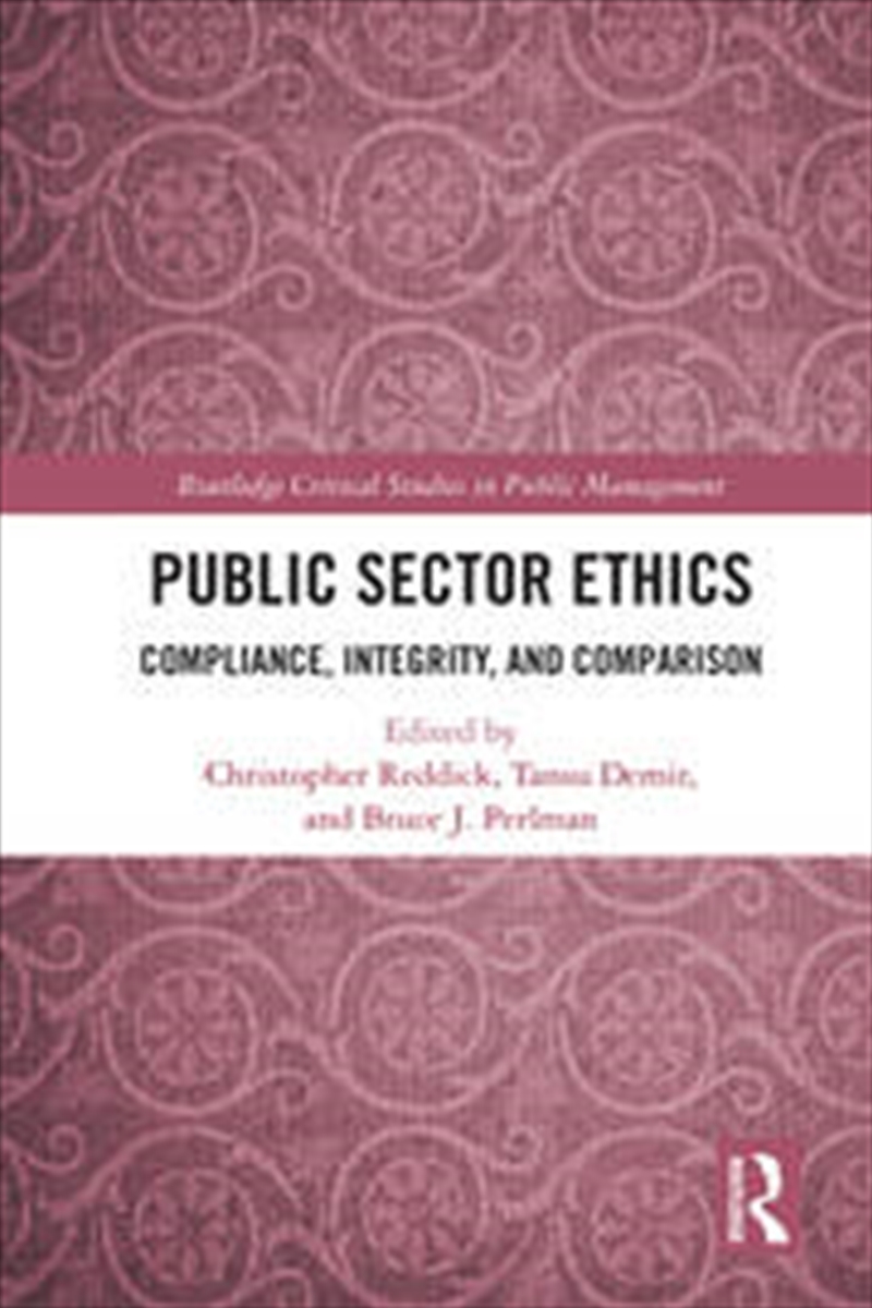 Public Sector Ethics/Product Detail/Business Leadership & Management