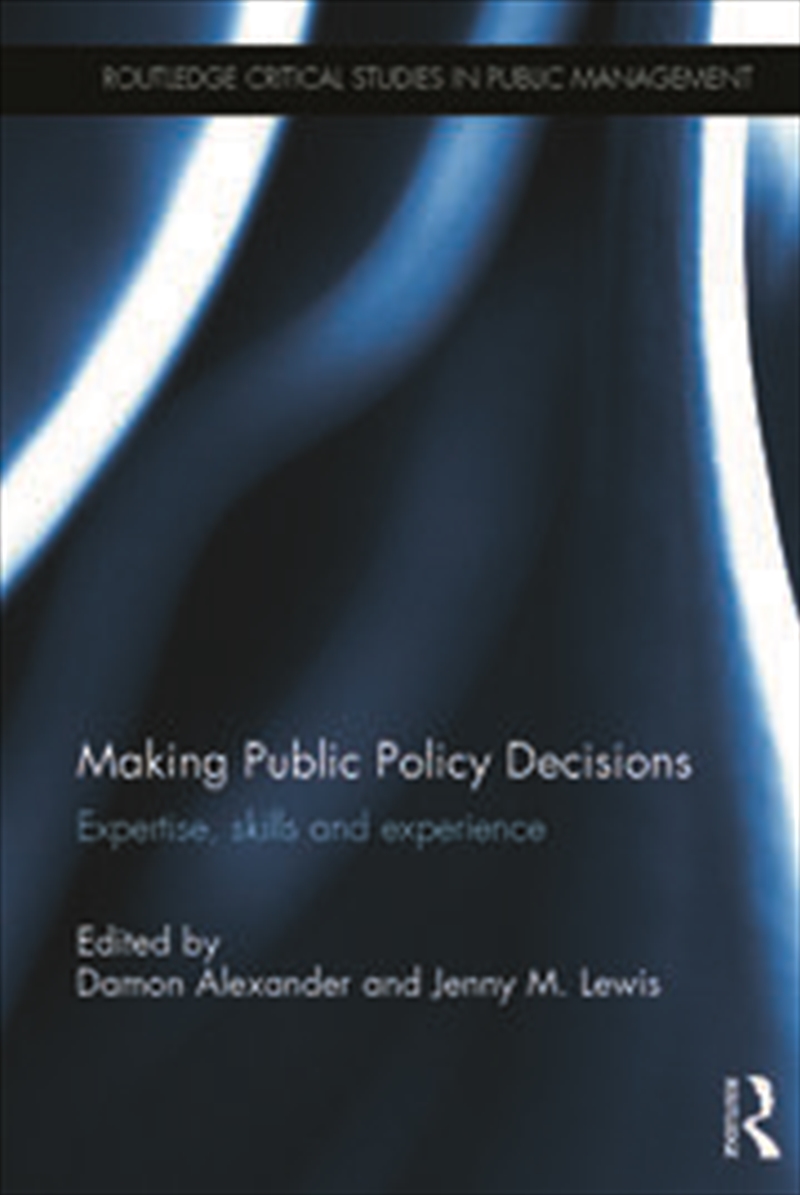 Making Public Policy Decisions/Product Detail/Business Leadership & Management