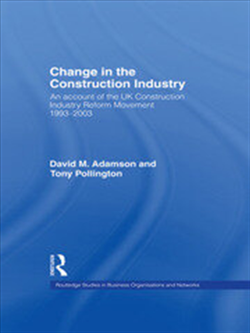 Change in the Construction Industry/Product Detail/Business Leadership & Management
