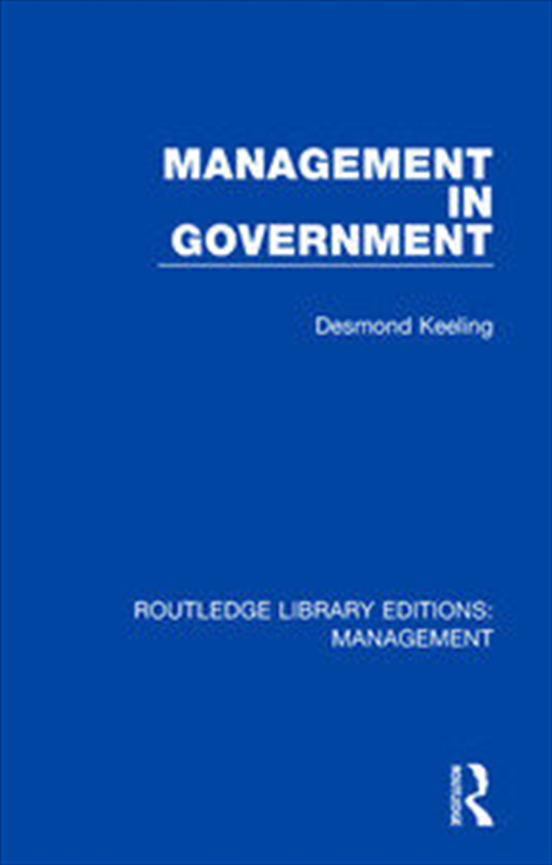 Management in Government/Product Detail/Business Leadership & Management