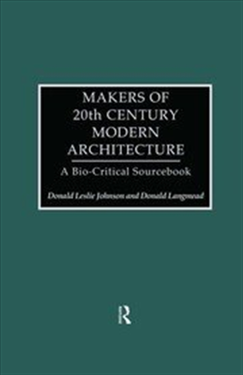 Makers of 20th-Century Modern Architecture/Product Detail/Architecture