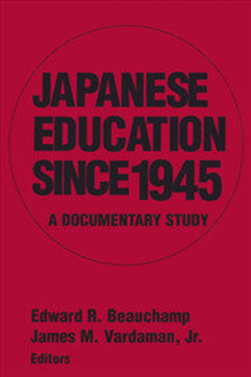 Japanese Education since 1945/Product Detail/Business Leadership & Management