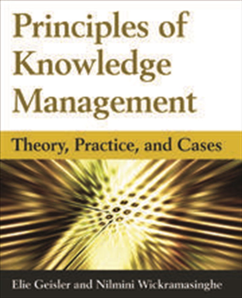 Principles of Knowledge Management/Product Detail/Business Leadership & Management