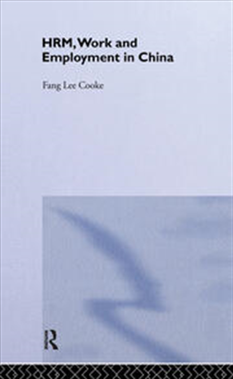 HRM, Work and Employment in China/Product Detail/Business Leadership & Management