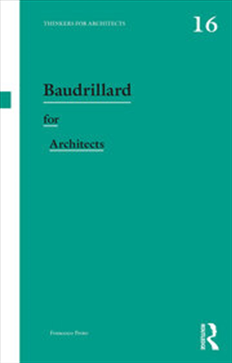Baudrillard for Architects/Product Detail/Architecture