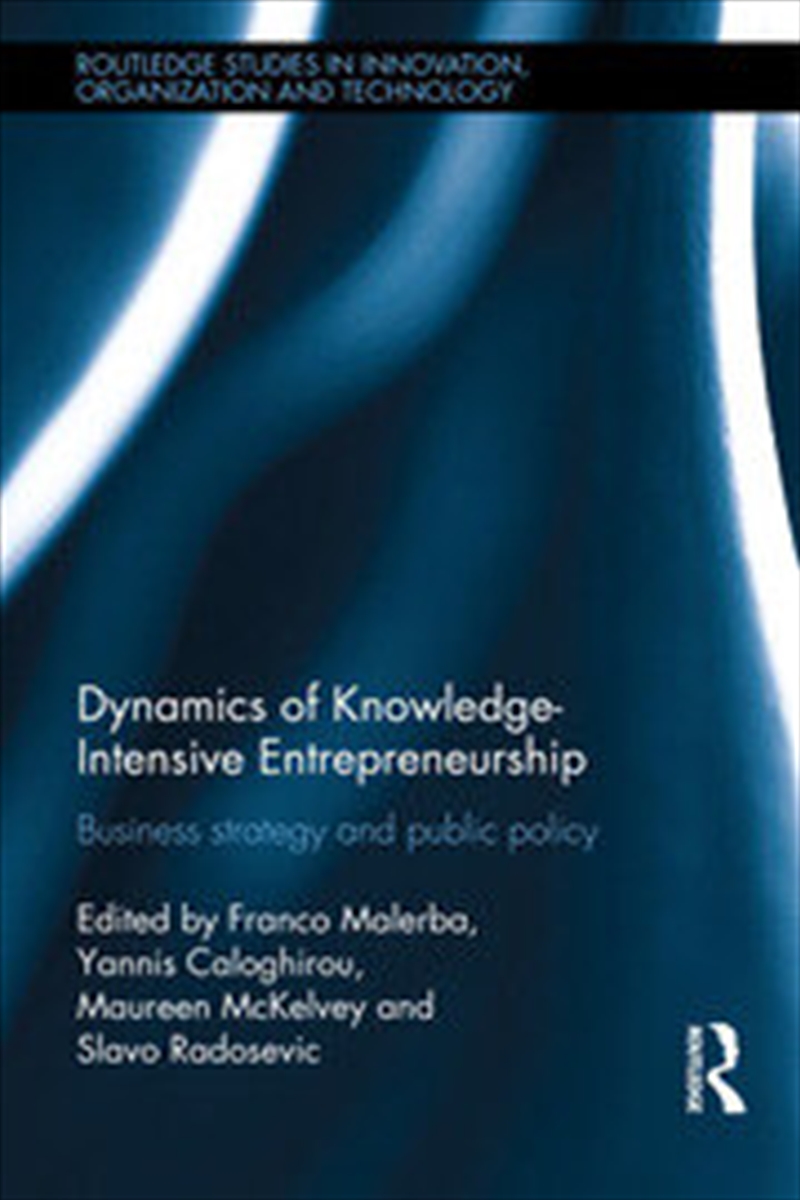Dynamics of Knowledge Intensive Entrepreneurship/Product Detail/Business Leadership & Management