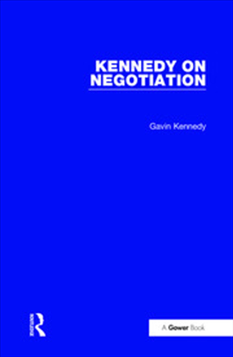 Kennedy on Negotiation/Product Detail/Business Leadership & Management