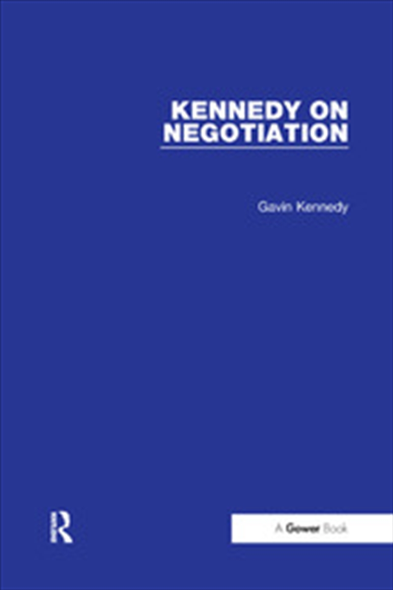 Kennedy on Negotiation/Product Detail/Business Leadership & Management