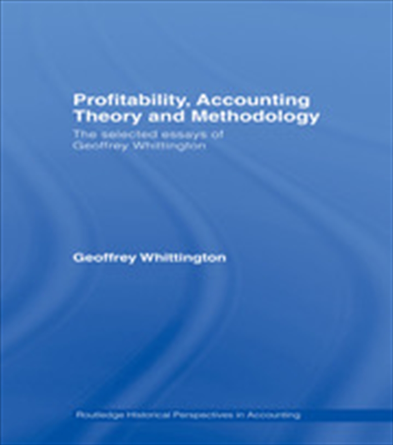 Profitability, Accounting Theory and Methodology/Product Detail/Reading