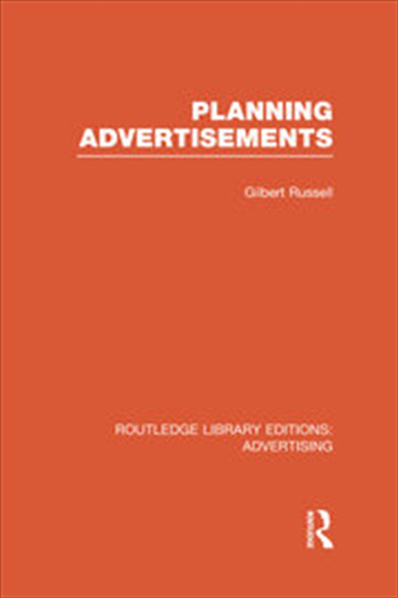 Planning Advertisements (RLE Advertising)/Product Detail/Business Leadership & Management