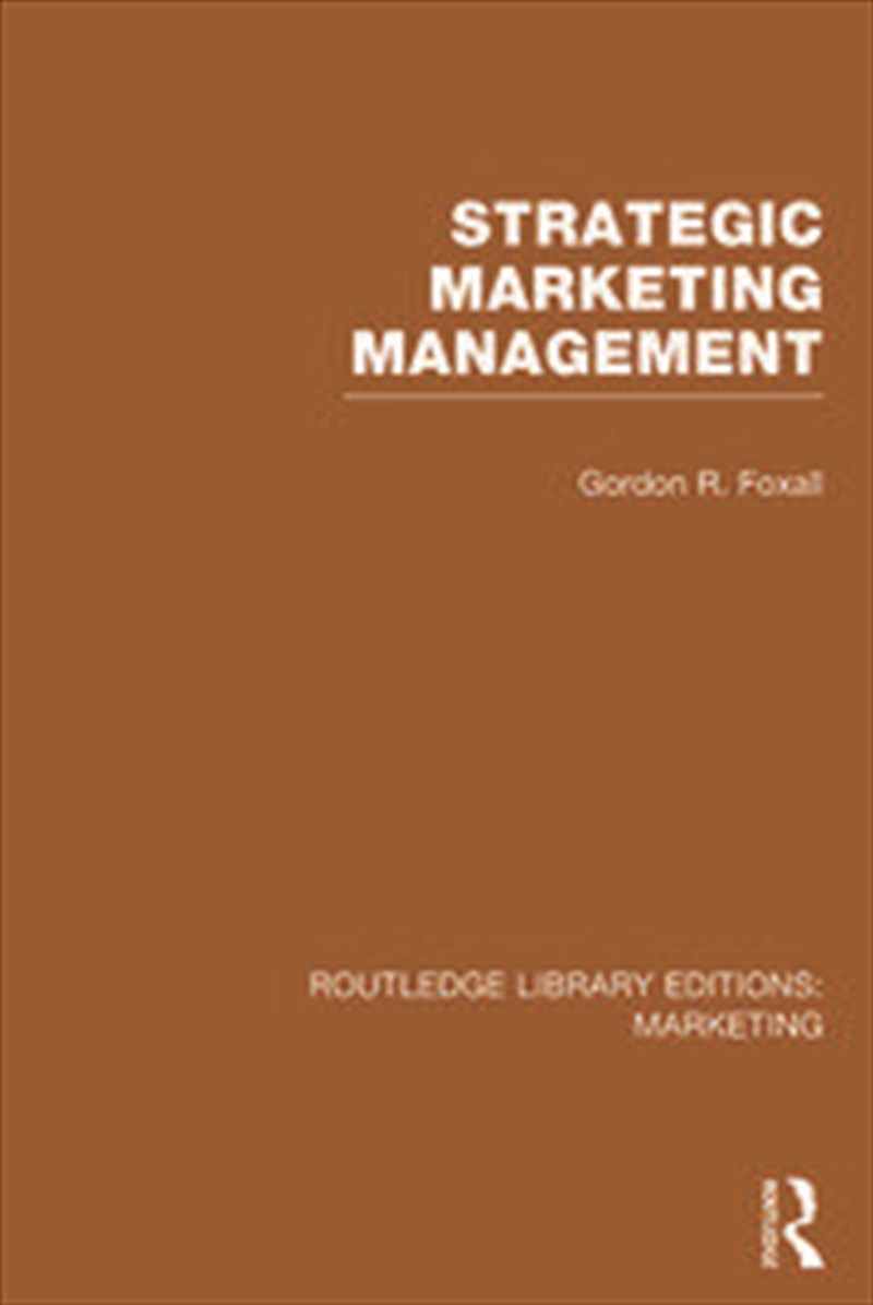 Strategic Marketing Management (RLE Marketing)/Product Detail/Business Leadership & Management