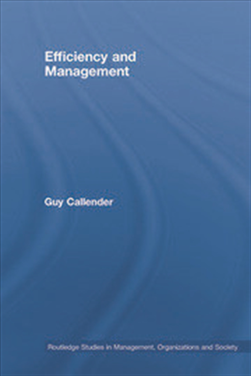 Efficiency and Management/Product Detail/Business Leadership & Management