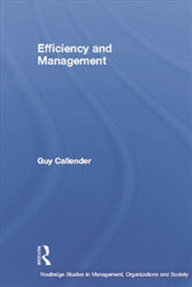 Efficiency and Management/Product Detail/Business Leadership & Management