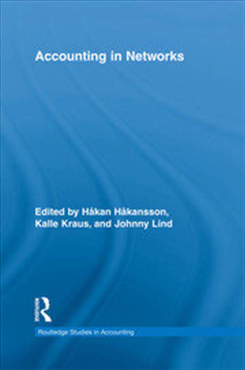 Accounting in Networks/Product Detail/Reading