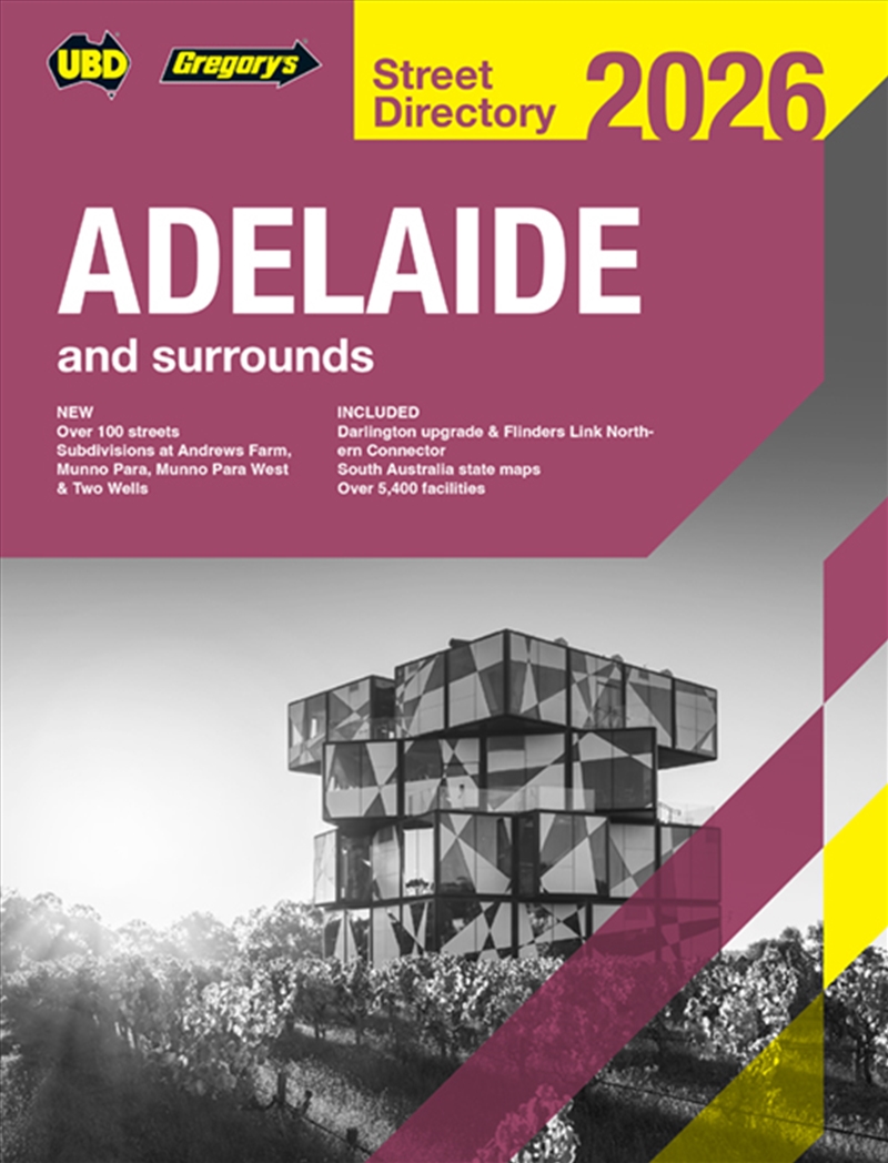Adelaide Street Directory 2026 64th edition/Product Detail/Travel & Holidays