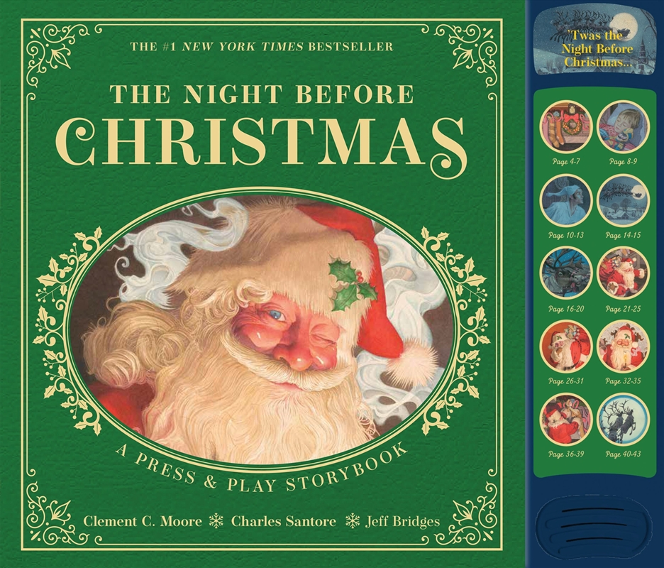 The Night Before Christmas Press And Play Storybook/Product Detail/Early Childhood Fiction Books