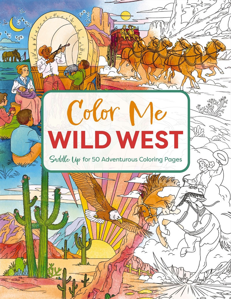 Color Me Wild West/Product Detail/Adults Colouring