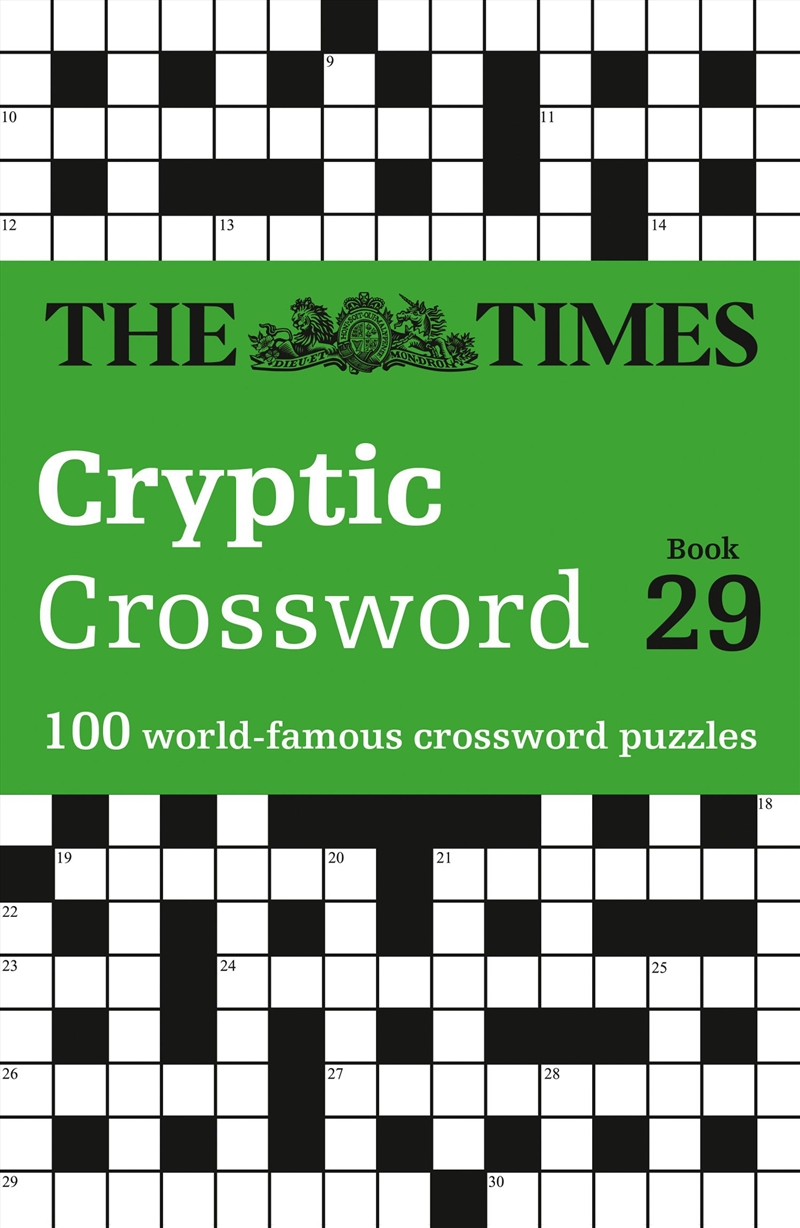 The Times Cryptic Crossword Book 29: 100 World-Famous Crossword Puzzles (the Times Crosswords)/Product Detail/Adults Activity Books